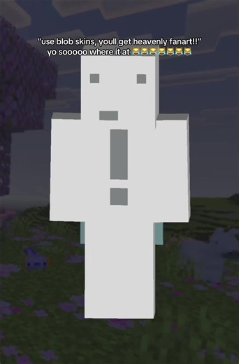 Showcasing My Minecraft Skin: Funny Blob Skin Fanart Reveal