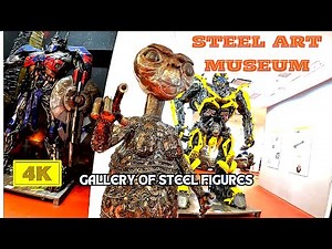 STEEL ART MUSEUM (GALLERY OF STEEL FIGURES)- PRAGUE 4K