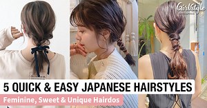 5 Quick & Easy Hairstyles Trending In Japan For Their Minimalist & Feminine Aesthetic | GirlStyle Singapore