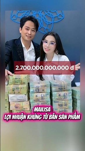 MAILISA lợi nhuận khủng từ việc bán sản phẩm