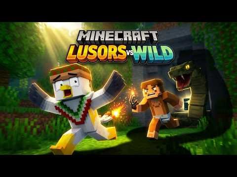 CAVE EXPEDITION goes completely wrong!? | Minecraft Lusors vs Wild