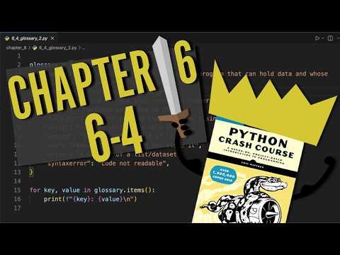 Python Crash Course: Chapter 6 | Try It Yourself 6-4 | Beginner Python Problem Walkthrough!