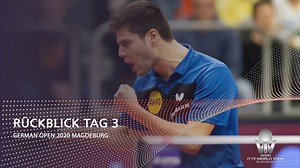 Ein Tag mit vielen Auf und Abs aus deutscher Sicht in der GETEC-Arena in Magdeburg. Der gestrige dritte Tag der German Open 2020 im Videorückblick Seit 10 Uhr läuft Tag 4 - Alle Infos unter www.tischtennis.de #ITTFGermanOpen #GO2020 #ITTFWorldTour #Tischtennis #Magdeburg #Tabletennis #roadtotokyo #DTTB #teamDTTB | Tischtennis in Deutschland
