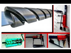 homemade chain link fencing machine