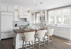 Custom White Painted Kitchen Cabinets | Made in the USA | Solid wood