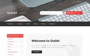 高级WooCommerce主题Storefront Outlet 免费WordPress科技商城主题下载和设置教程