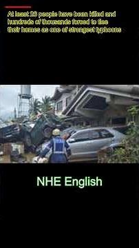 At least 26 dead as typhoon wreaks havoc in the Philippines