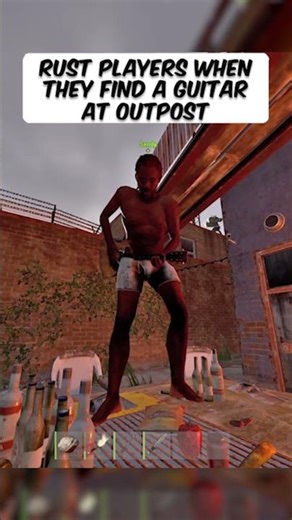 Rust Players When They Find A Guitar At Outpost #rust #rustplayer #rustgame #fyp