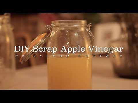 DIY Scrap Apple Vinegar - Simple fermentation