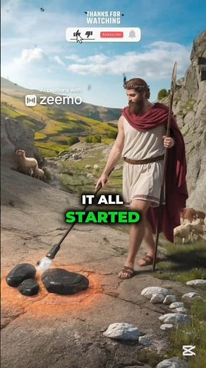 "The Accidental Discovery of Magnetism! ⚡🧲 | The Story of Lodestone" #shorts #Magnet #factofhistory