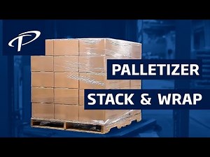 High Level Case Palletizer (Stack & Wrap)