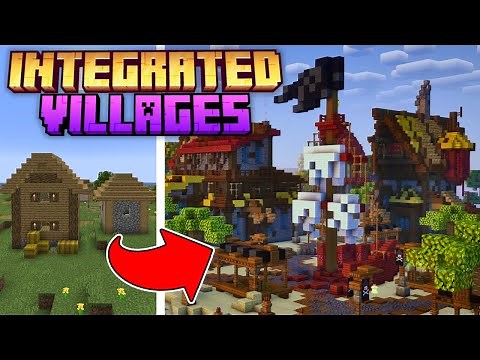 I Made a Minecraft Village Update using the Create Mod