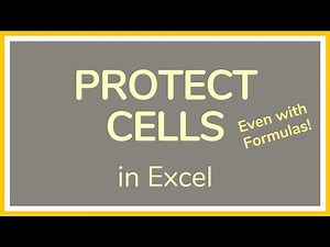 How to Protect Cells in Excel - Tutorial