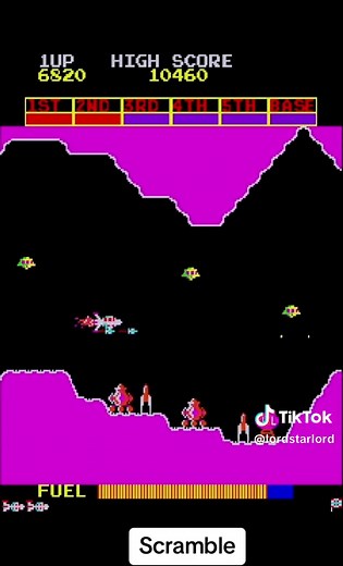 Scramble arcade #retrogaming #videogames