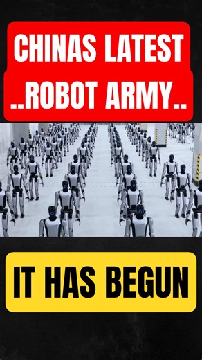 🚨LATEST FROM CHINA.. ROBOT ARMY READY