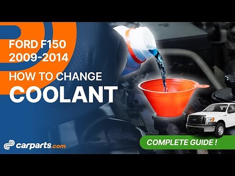 How to change the Coolant 2009-2014 Ford F150 ❄️