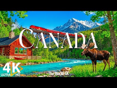 Canada 4K | Land of Vast Horizons – Wild Forests, Mirror Lakes & Northern Peace