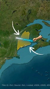 442K views · 6.2K reactions | Maine is a hidden paradise! #Maine #paradise #USA #US #naturalwonders #lakes #mountains #waterfall | Worldatlas.com | Facebook