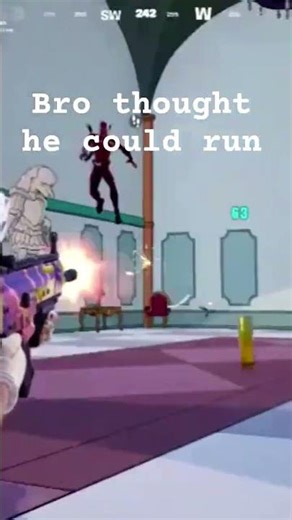 Bro thought he could run 😈 #fortnite #gaming #cyberpro