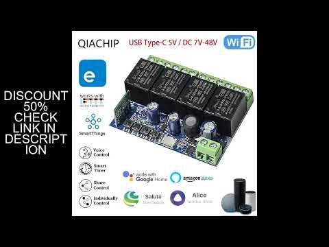 4CH Smart Wifi Switch Smart Relay Module DC 5V 12V 24V 48V Wireless Switch Timer Phone Remote Contro