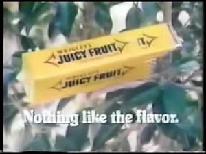 Juicyfruit gum commercial