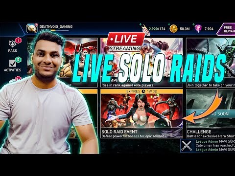 LIVE: Injustice 2 Mobile Solo Raid Grind🔥 | This is Magic 🔥 & Arena Gameplay