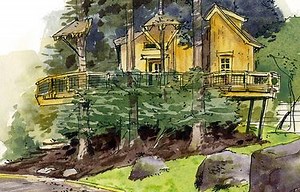 Microsoft’s treehouse workspaces hold the fort until employees return