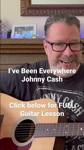 I’ve Been Everywhere Johnny Cash Guitar Lesson