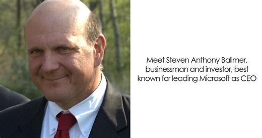 Steve Ballmer: Bio And Career Highlights