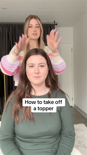 You’ve mastered putting ON your topper, but how do you take it off without pulling on your own hair? PEEL WIGGLE, baby 😂 We all have our own methods for wearing our toppers, but this is our favourite for taking off our toppers without causing any damage. What technique do you use? ...#hairtopper #humanhairtopper #alopecia #femalehairloss | Lusta Hair