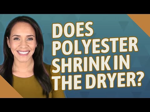 Does polyester shrink in the dryer?