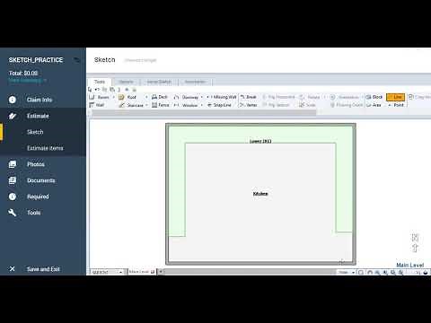 Using the Line Tool in Xactimate 28 & X1