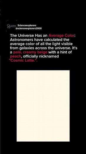 Cosmic Latte": The True Color of the Cosmos
