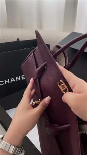 🍷 CHANEL 26S｜The burgundy baguette from affluxurylife✨ #bag #unboxing