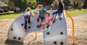 3-Panel Mobius® Climber - Small Climbing Wall for Preschool