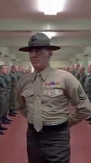 "Full Metal Jacket" Drill Instructor Scene - "You Belong to the Marine Corps!"