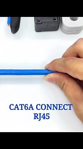 1.9K views · 14 reactions | How do install Cat6a shielded module and RJ45 | ROAD LIFE | Facebook