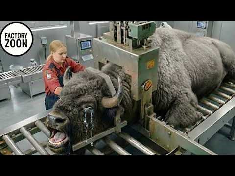 From Bison to Leather and Meat: A Complete Journey Through the Factory