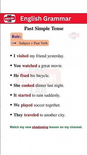 Past Simple Tense Made Easy | Learn English Grammar with Daily Life Examples