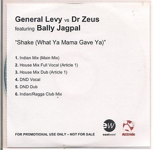 General Levy vs Dr Zeus Featuring Bally Jagpal - Shake (What Ya Mama Gave Ya)