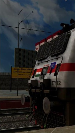 12004 Swarna Shatabdi Express Non-Stop Skip at ANVT | Open Rails MSTS Gameplay | WAP-7 #msts #short