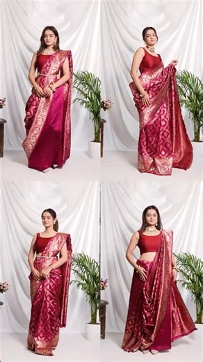 Viral Draping Styles of Saree | 4 Stylish Drapes of Sarees