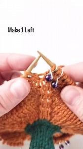 I come across these two stitches so often in patterns and I love the way they blend into my work. And no holes! What’s your favorite tip for remembering the difference between make 1 left and make 1 right? | Twice Sheared Sheep