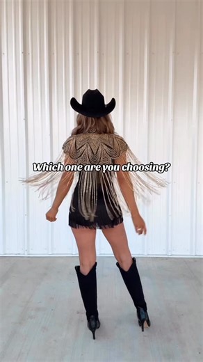 Punchy Blonde LLC | Which one are you choosing?(😍🔥 Comment 1 or 2 👇🏼 Tap to shop our best selling Music City Crystal Cape & NEW Silver Luxe Crystal Cape now✨ | Instagram