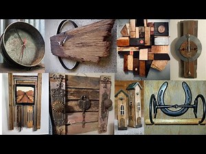 Industrial Chic Wall Art Transform Scrapped Metal & Wood into Stunning Home Décor