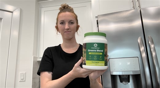 Watch Honest Review of Amazing Grass Greens Blend Superfood Super Greens on Amazon Live