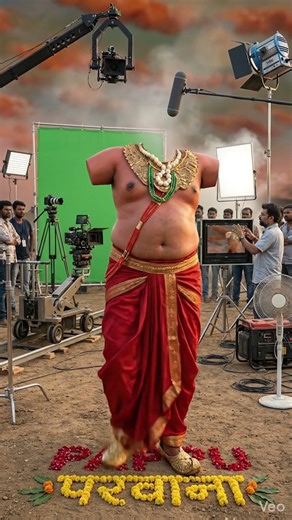 भाई कुम्भकर्ण Ramayan Shooting Behind The Scenes 😱 Giant Warrior Scene | Real Film Set BTS#viral