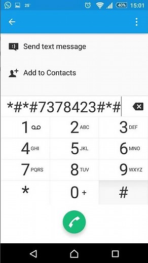 How to fix Xperia Z1, Z2 or Z3 black screen problem during a phone call