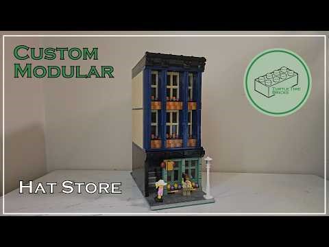 Hat Store MOC Overview- Custom Modular Building