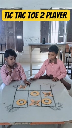 Tic tac Toe 2 player 🎯✍️ #viralnow #funny #tictactoe #school